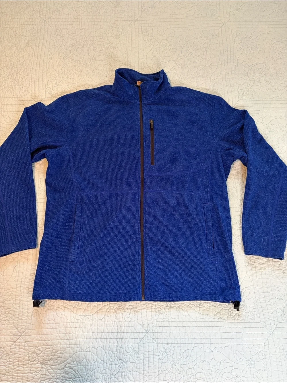 Duluth Trading Co Blue Fleece Performance Jacket